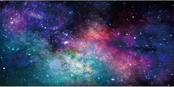 awert 乙烯基 36x24 英寸星空水族馆背景 3d 宇宙银河鱼缸背景空间